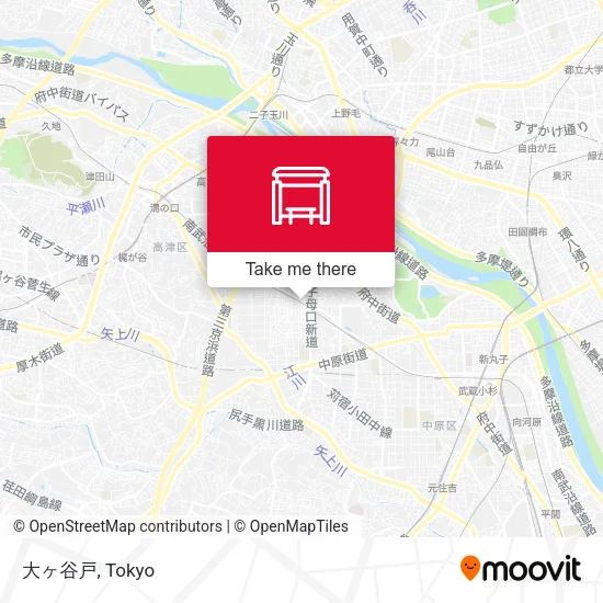 大ヶ谷戸 map