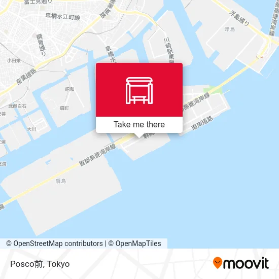 In front of Posco map