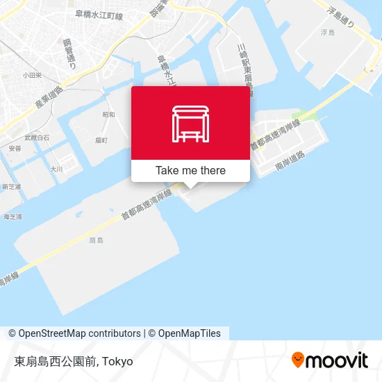 Higashi-Ogishima West Park Front map