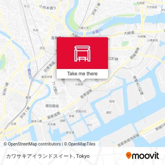 カワサキアイランドスイート map