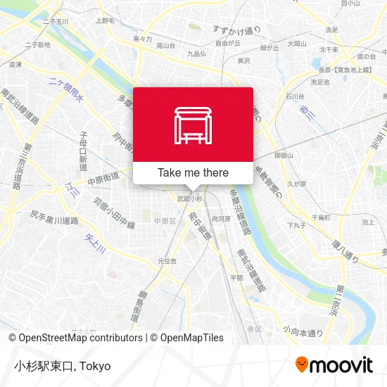 小杉駅東口 map