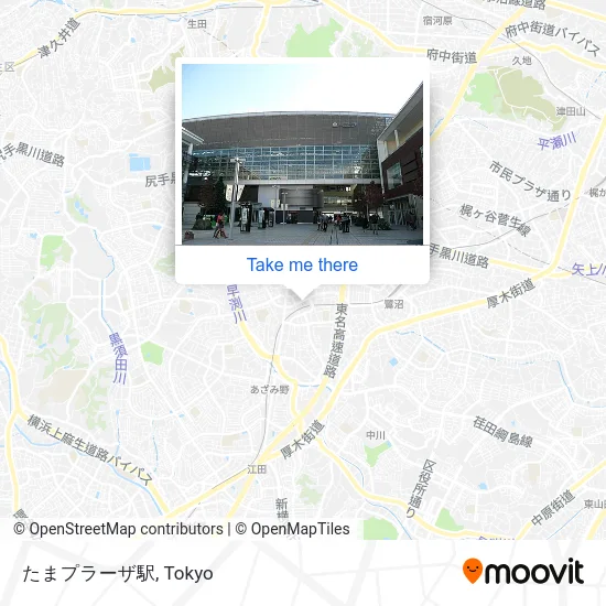 たまプラーザ駅 map
