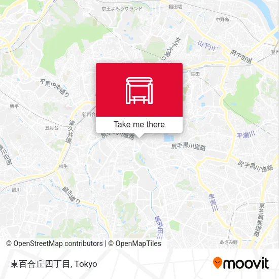 東百合丘四丁目 map