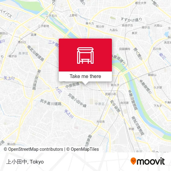 上小田中 map