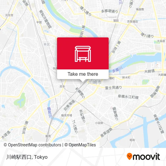 川崎駅西口 map