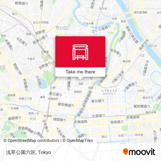 浅草公園六区 map