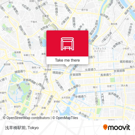 浅草橋駅前 map