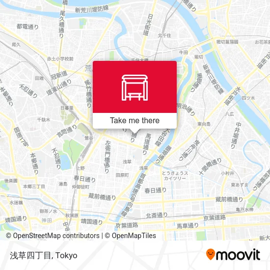 浅草四丁目 map