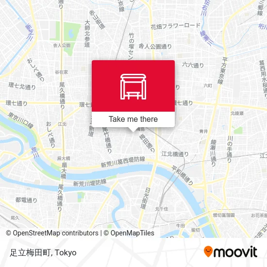 足立梅田町 map