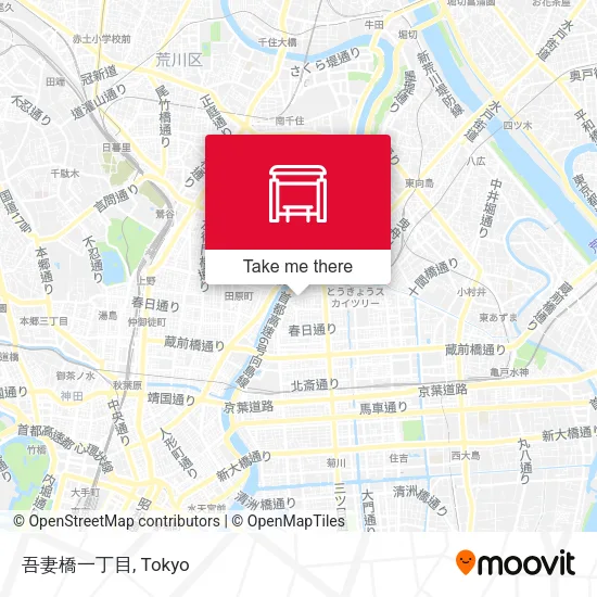 吾妻橋一丁目 map