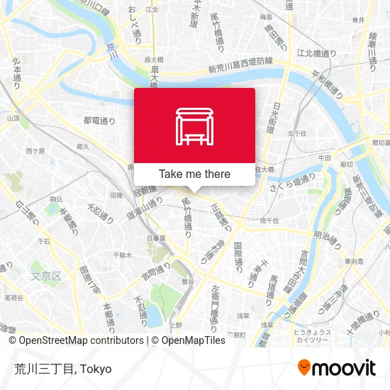 荒川三丁目 map