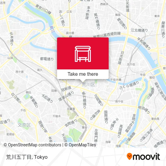 荒川五丁目 map