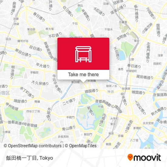 飯田橋一丁目 map