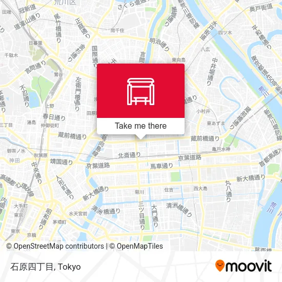 石原四丁目 map