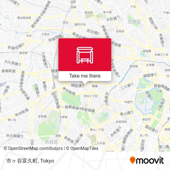 市ヶ谷富久町 map