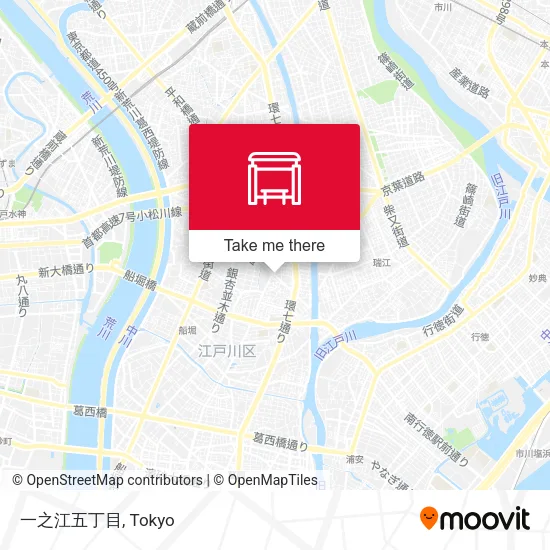 一之江五丁目 map