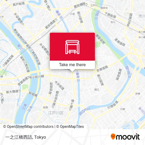 一之江橋西詰 map
