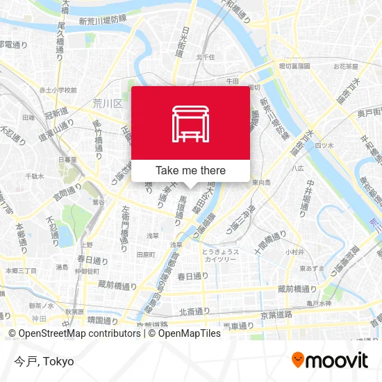 今戸 map