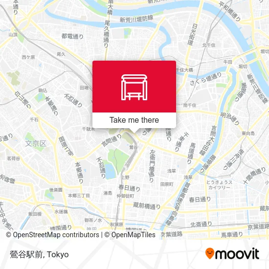 鶯谷駅前 map