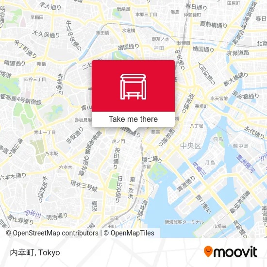 内幸町 map