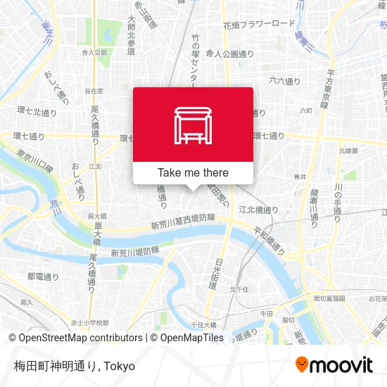 梅田町神明通り map