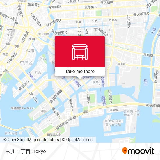 枝川二丁目 map