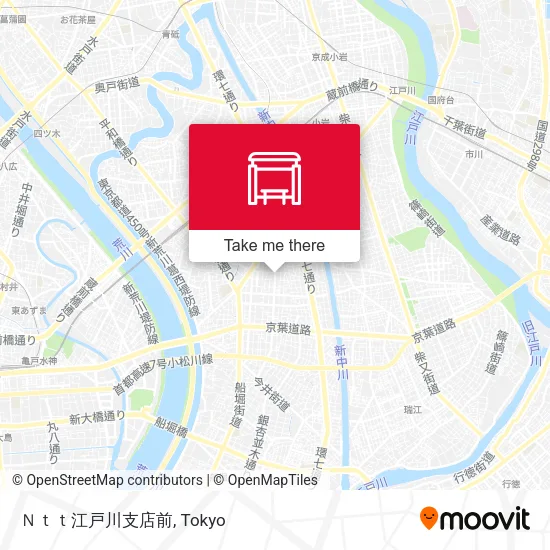 Ｎｔｔ江戸川支店前 map
