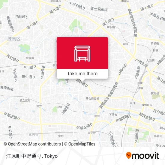 江原町中野通り map