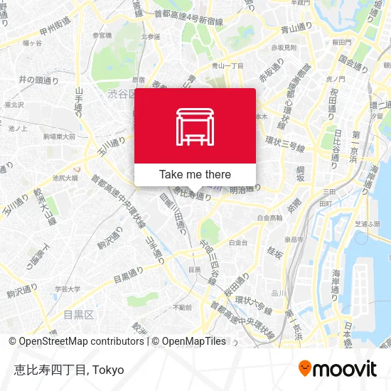 恵比寿四丁目 map