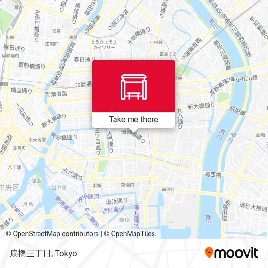 扇橋三丁目 map
