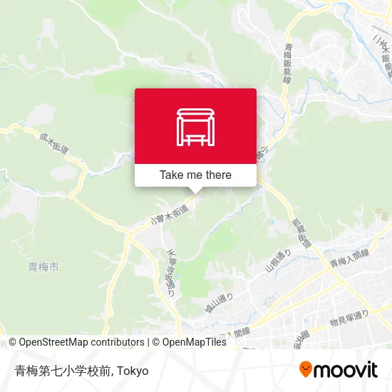 Ome 7th Elementary School map