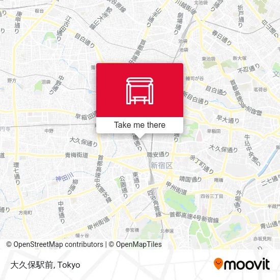 大久保駅前 map