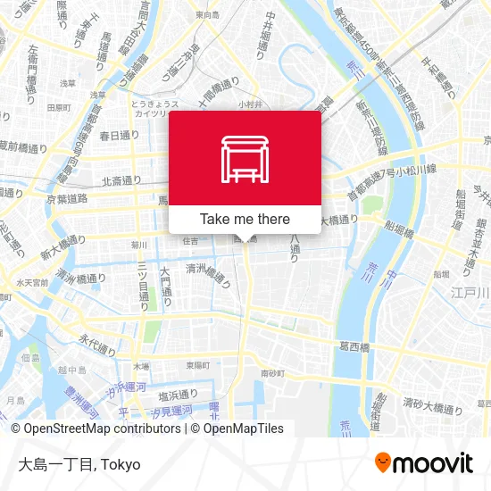 大島一丁目 map