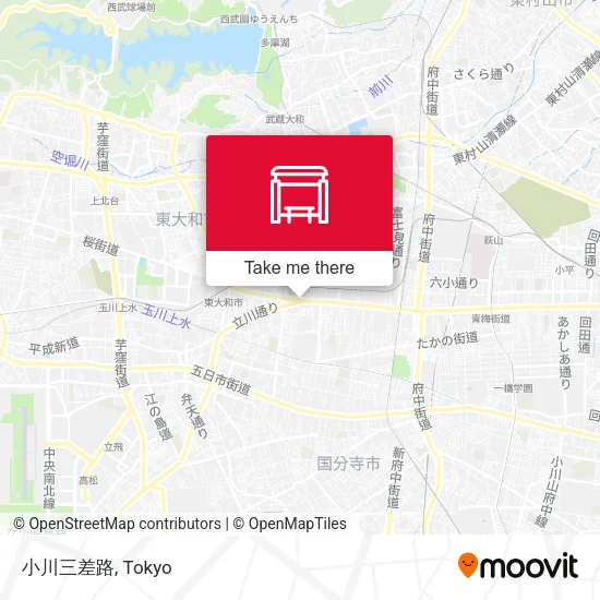 小川三差路 map