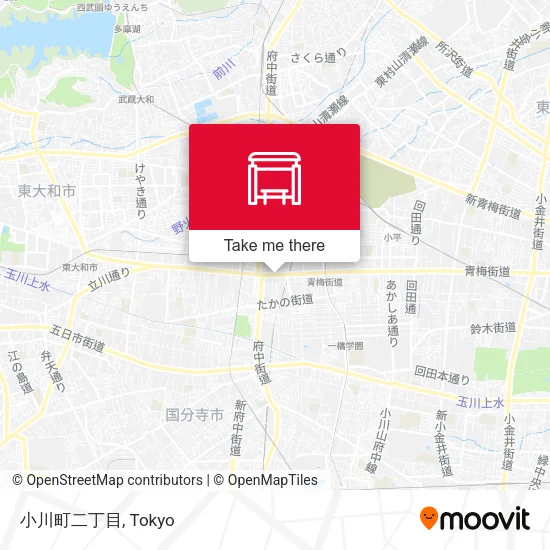 Ogawa-cho 2-chome map