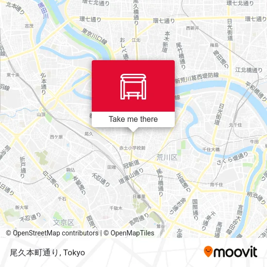 尾久本町通り map