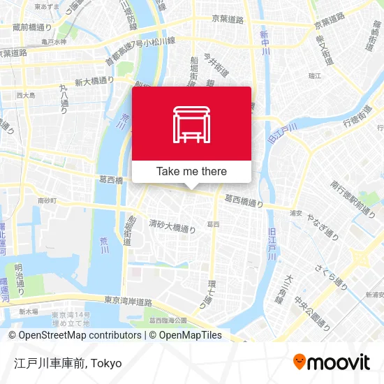 江戸川車庫前 map