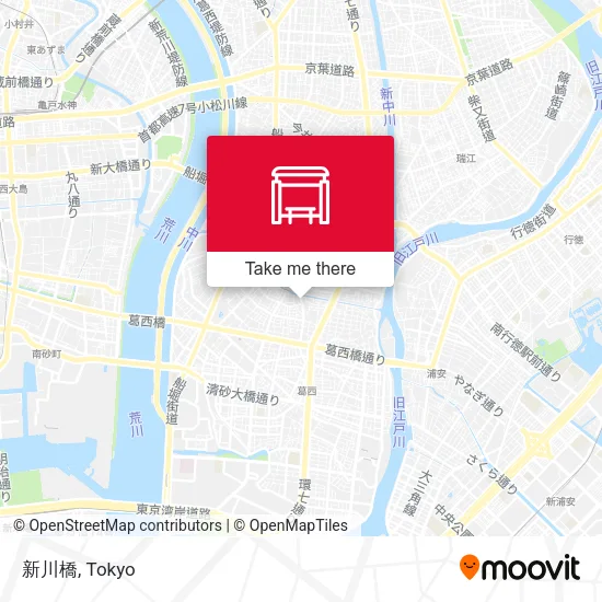 新川橋 map