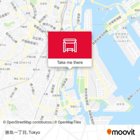 勝島一丁目 map
