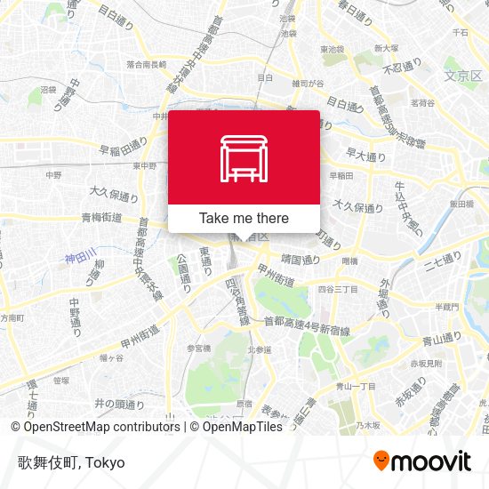 歌舞伎町 map
