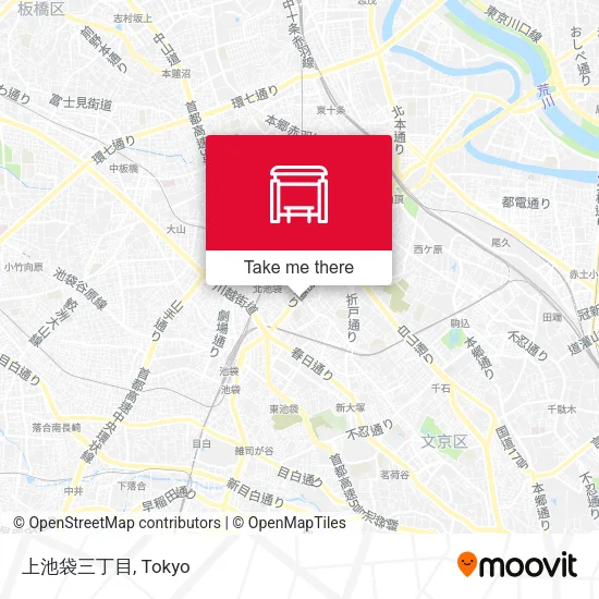 上池袋三丁目 map