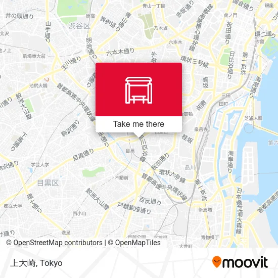 上大崎 map