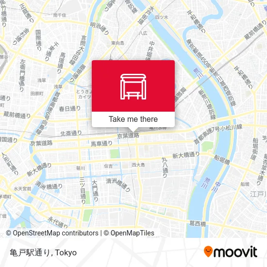 亀戸駅通り map