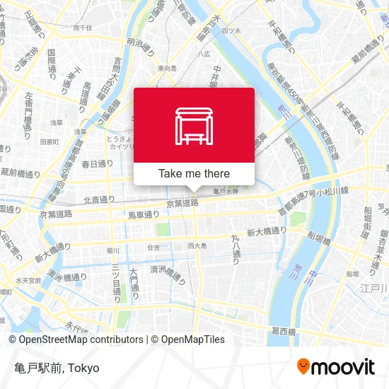 亀戸駅前 map