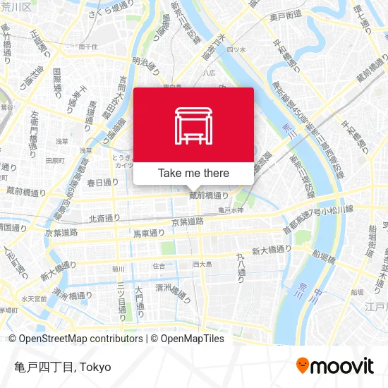 亀戸四丁目 map