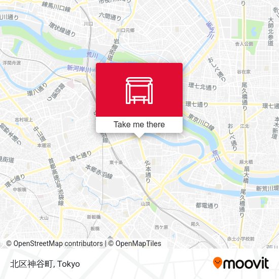 北区神谷町 map