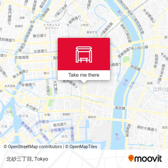 北砂三丁目 map