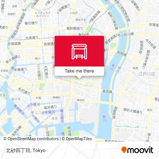 北砂四丁目 map