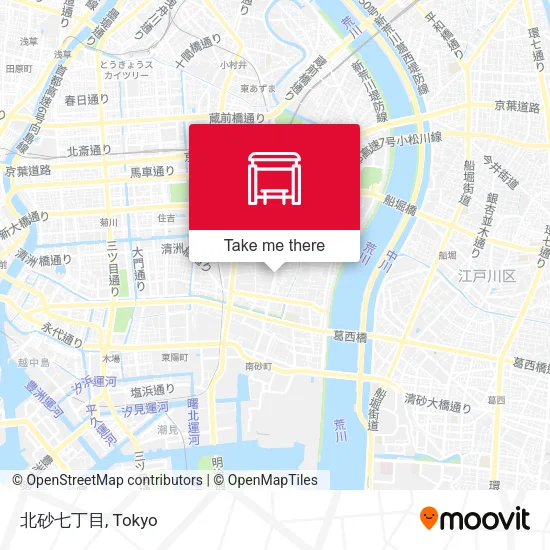 北砂七丁目 map