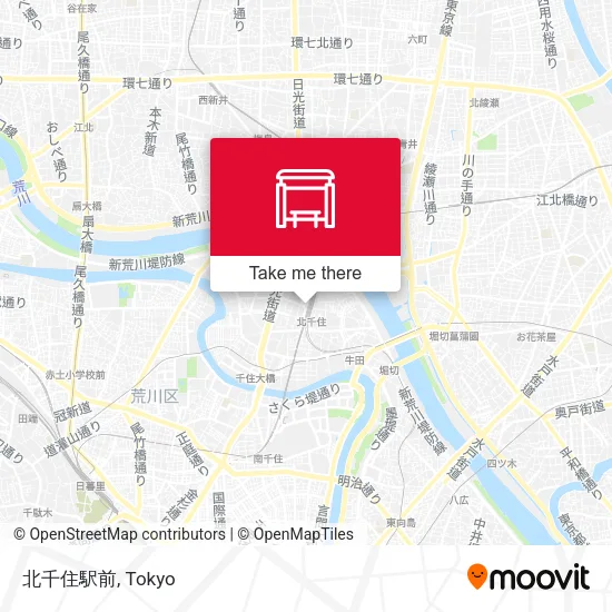北千住駅前 map